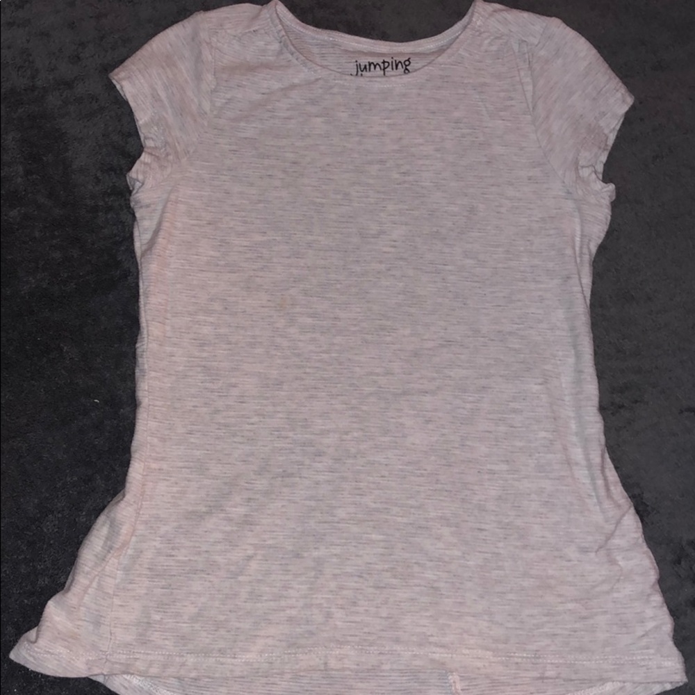Gray top flare in back worn once size 6x